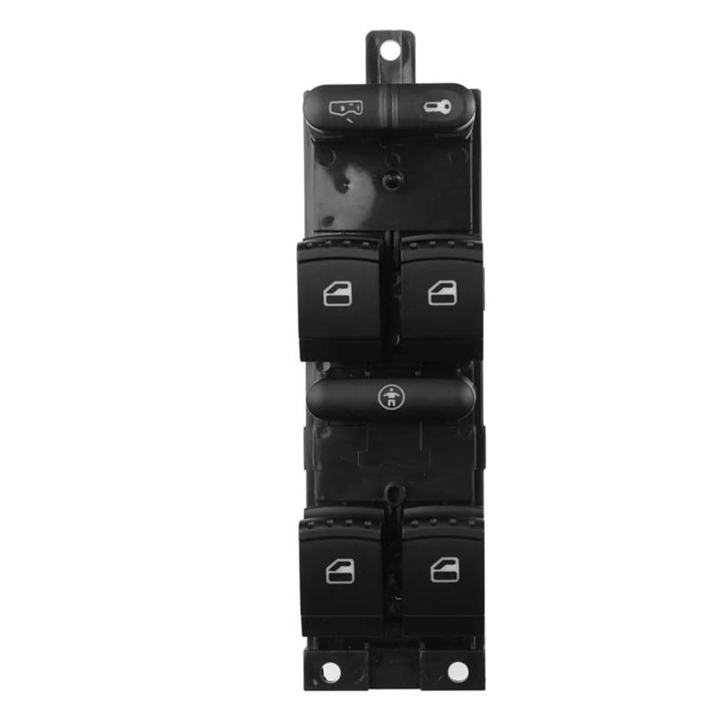 ZVPQU Fensterschalter-Abdeckungsknopf Auto 1J4959857A 1J4959857C for VW Golf MK4 Bora for Sitz for Skoda for Für Octavia MK1 Fabia Fensterheber Schalter grünes Licht(Children Logo) von ZVPQU