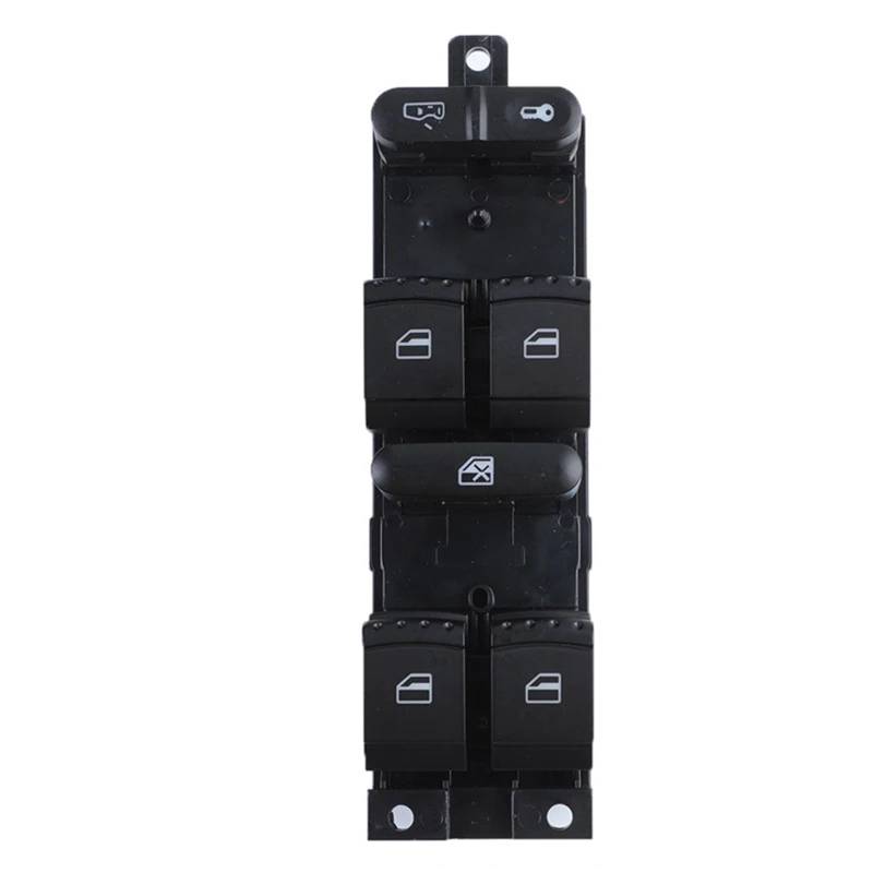 ZVPQU Fensterschalter-Abdeckungsknopf Auto 1J4959857A 1J4959857C for VW Golf MK4 Bora for Sitz for Skoda for Für Octavia MK1 Fabia Fensterheber Schalter grünes Licht(Window Logo) von ZVPQU