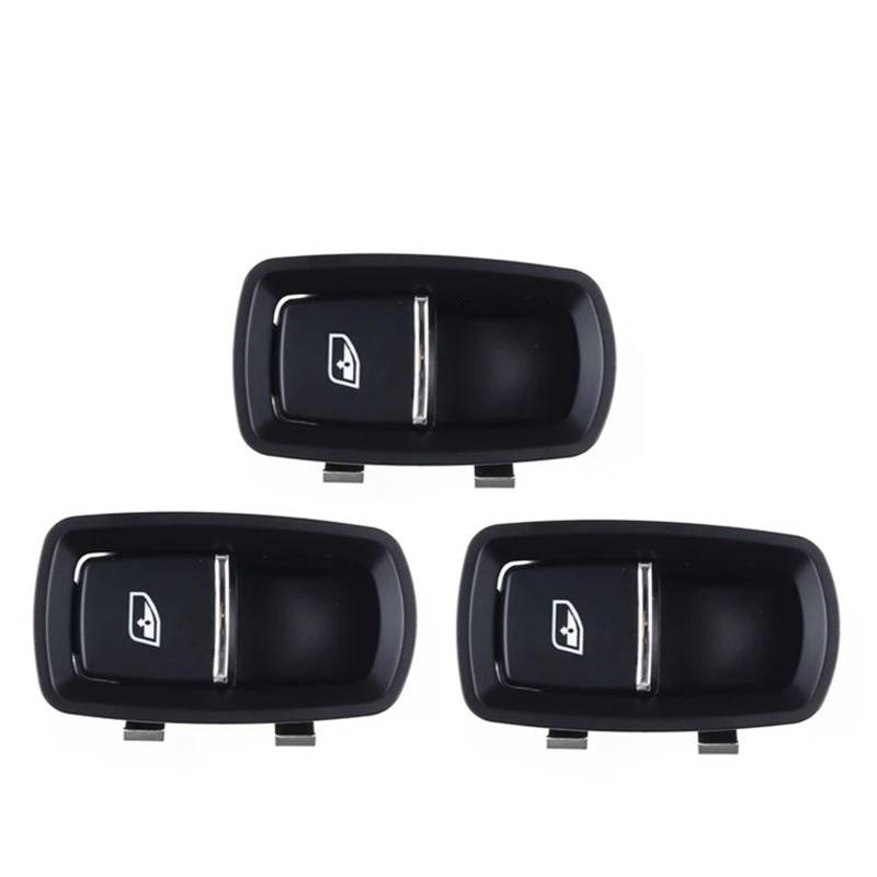 ZVPQU Fensterschalter-Abdeckungsknopf Auto 7PP959858AE 7PP959858M 7PP959855C Elektrischer Fensterheber-Steuerschalter for Porsche Panamera for MACAN 2011–2015(3 Buttons) von ZVPQU