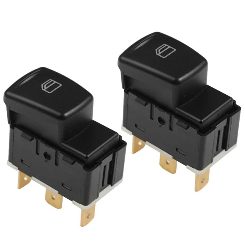 ZVPQU Fensterschalter-Abdeckungsknopf Auto A4548201010 4548201010 for Mercedes Benz Smart Forfour 454 2004-2006 Vorne Links Rechts Fenster Schalter Fließheck Power(2 pcs) von ZVPQU