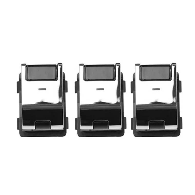 ZVPQU Fensterschalter-Abdeckungsknopf Autozubehör 3SD959851 3SD959855 for Bentley New Cont. Cabrio Neuer Continental GT Fensterheberschalter(3 Buttons) von ZVPQU