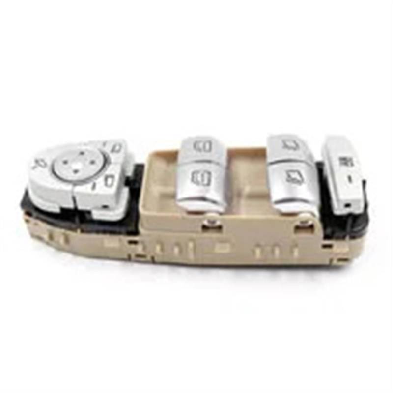 ZVPQU Fensterschalter-Abdeckungsknopf Autozubehör 4475450413 A4475450413 ， for Mercedes Benz ， for Viano W447 Fensterheber-Spiegelschalter(Beige) von ZVPQU