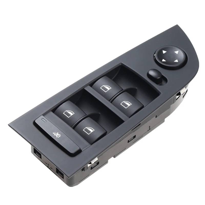 ZVPQU Fensterschalter-Abdeckungsknopf Autozubehör 61319217329 61319217331 for BMW 3er E90 E91 2004–2013 Fensterheberschalter vorne Links(Black) von ZVPQU