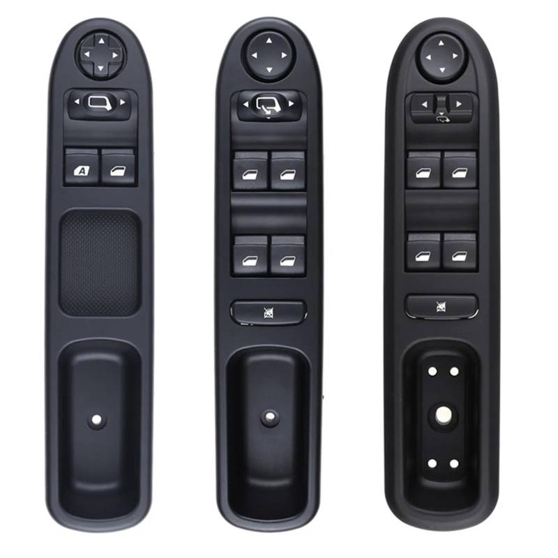 ZVPQU Fensterschalter-Abdeckungsknopf Autozubehör 6554.QC 6554.KT 6554.ER for Peugeot 207 307 307CC 307SW Fensterheberschalter 6554QC 6554KT 6554ER(A Set) von ZVPQU