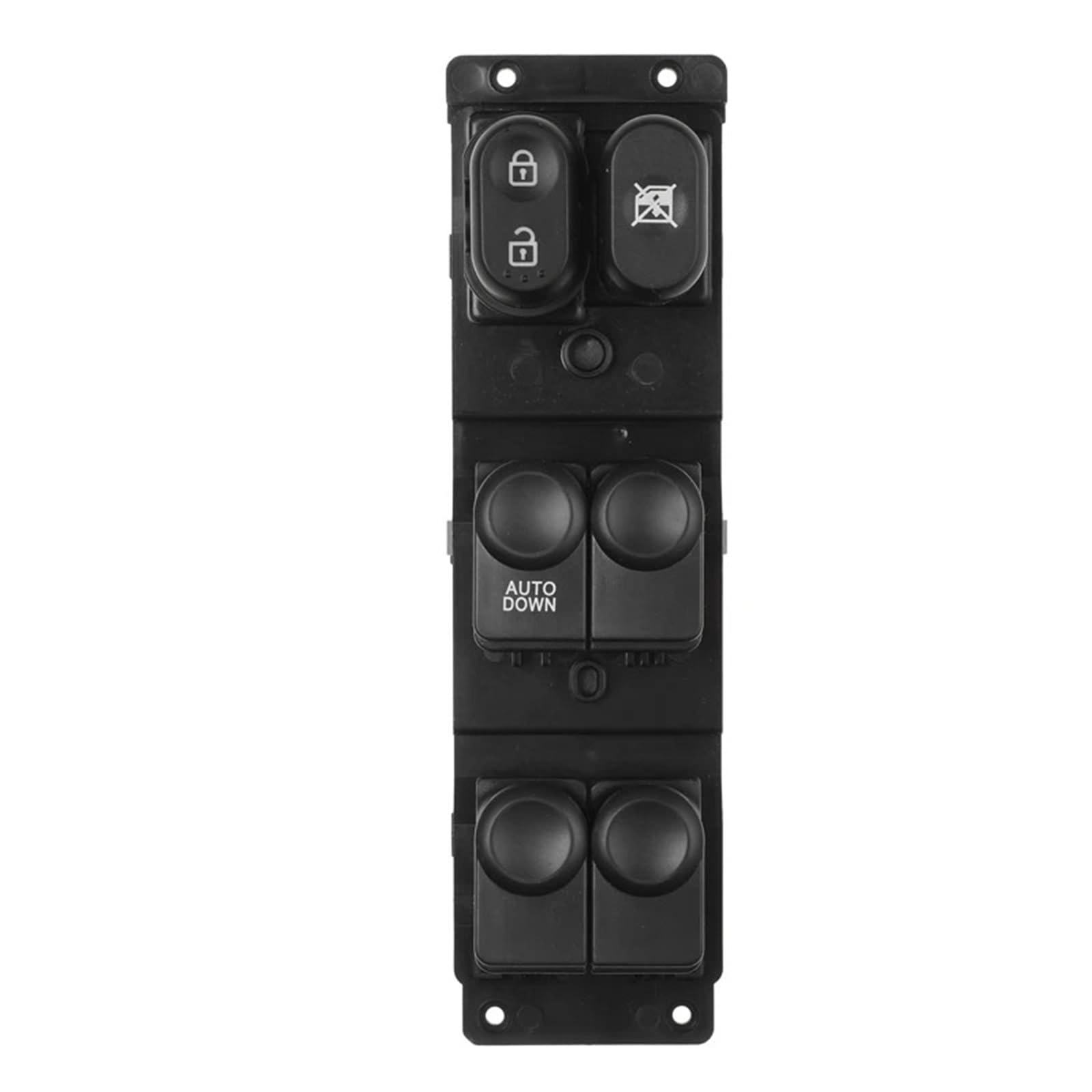 ZVPQU Fensterschalter-Abdeckungsknopf Fensterheber-Steuerschalter 93570-0U110 93570-0U010 93581-0U000, for Hyundai Accent 2010-2014 Autozubehör(Front Left 6 Button) von ZVPQU