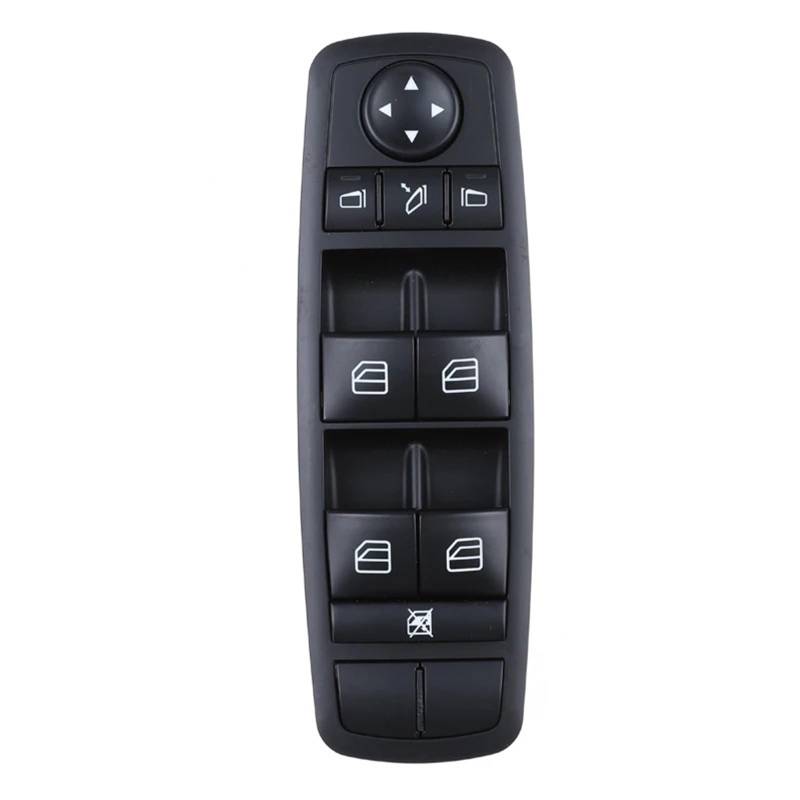 ZVPQU Fensterschalter-Abdeckungsknopf for Mercedes-Benz ML GL W164 Vorne Links Power Elektrische Fensterheber Schalter A2518300290 A2518200510 2518300290 2518200510(C) von ZVPQU