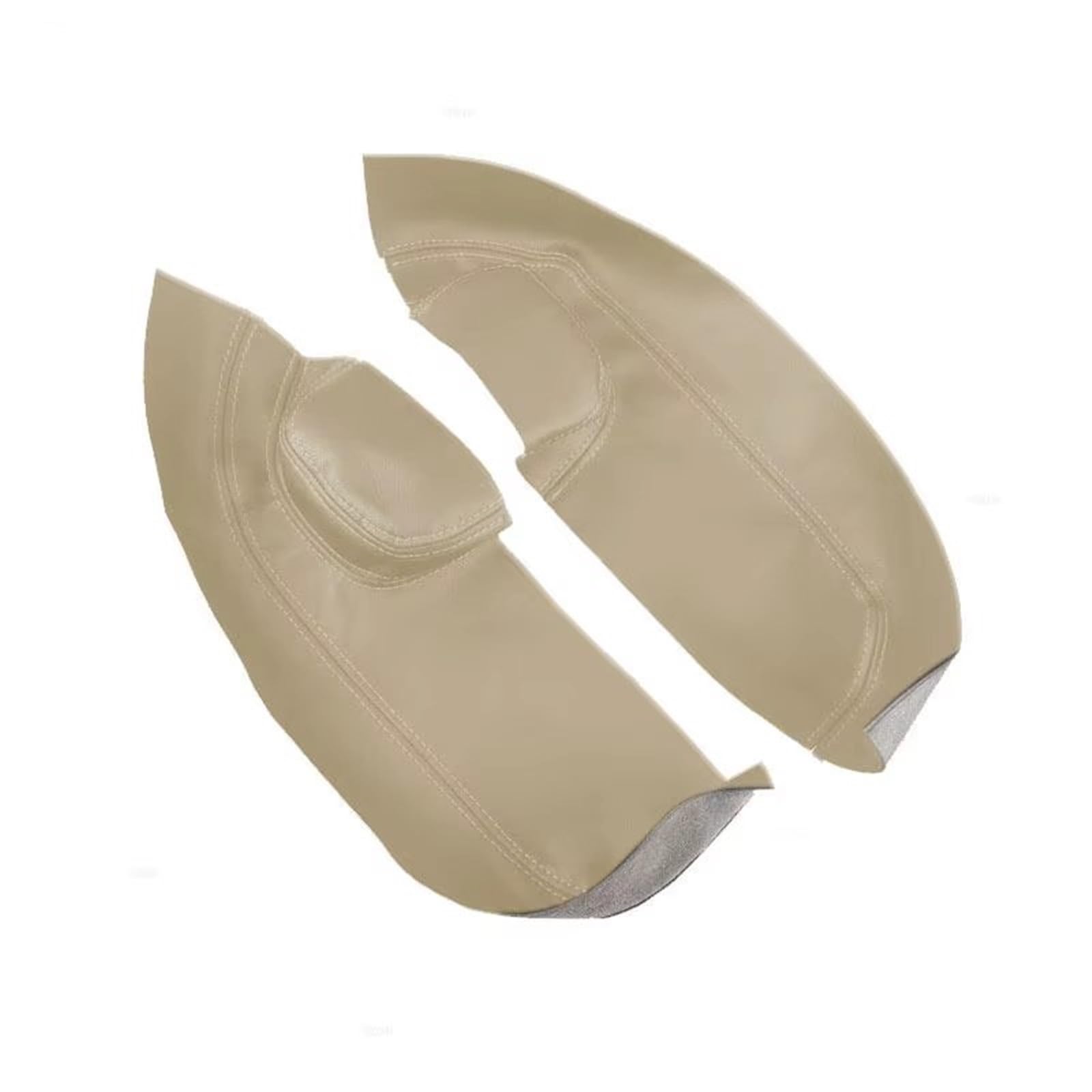 Auto-Innenverkleidung 2 Stücke Mikrofaser Leder Auto Innen Vorne Tür Armlehne Griff Panel Abdeckung Trim Dekor Für Dodge Für Caravan 4 2004 Zubehör Innenraum(Beige) von ZVZGPGKLTC