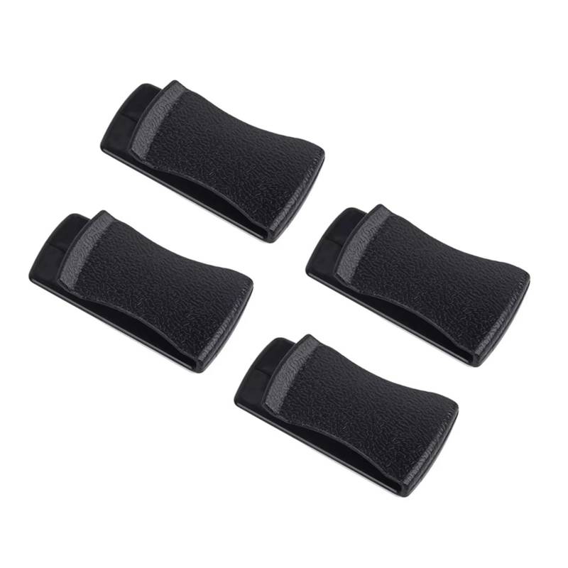 Auto-Innenverkleidung 4 Stück Auto-Sonnenbrillenhalter, Karte, Brille, Ticket-Haken, Selbstklebende Clips für Armaturenbrett-Tür, Autozubehör, Innenausstattung Zubehör Innenraum von ZVZGPGKLTC