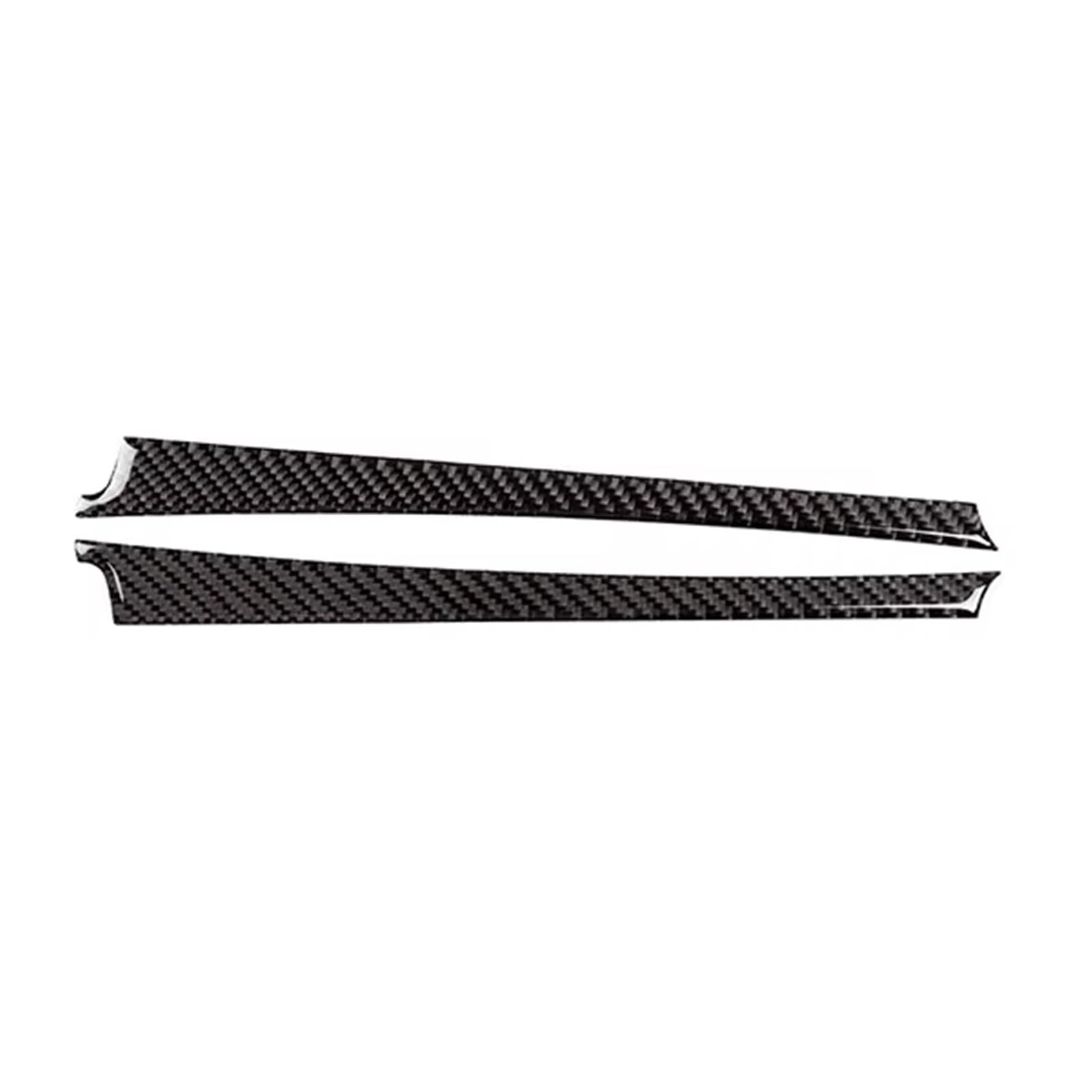 Auto-Innenverkleidung Auto Carbon Fiber Center Gear Shift Panel Zigarettenanzünder Abdeckung Trim Für Benz Für C Klasse Für W204 2007-2013 Zubehör Innenraum(2pcs Side Strips) von ZVZGPGKLTC