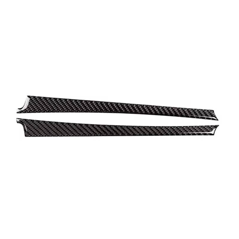 Auto-Innenverkleidung Auto Carbon Fiber Center Gear Shift Panel Zigarettenanzünder Abdeckung Trim Für Benz Für C Klasse Für W204 2007-2013 Zubehör Innenraum(2pcs Side Strips) von ZVZGPGKLTC