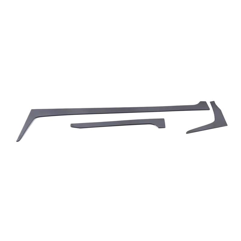 Auto-Innenverkleidung Auto Edelstahl Mitte Co-Pilot Handschuhfach Frontverkleidung Armaturenbrett Panel Für VW Für Passat Für B8 2016–2019 Zubehör Innenraum(Brushed Black) von ZVZGPGKLTC