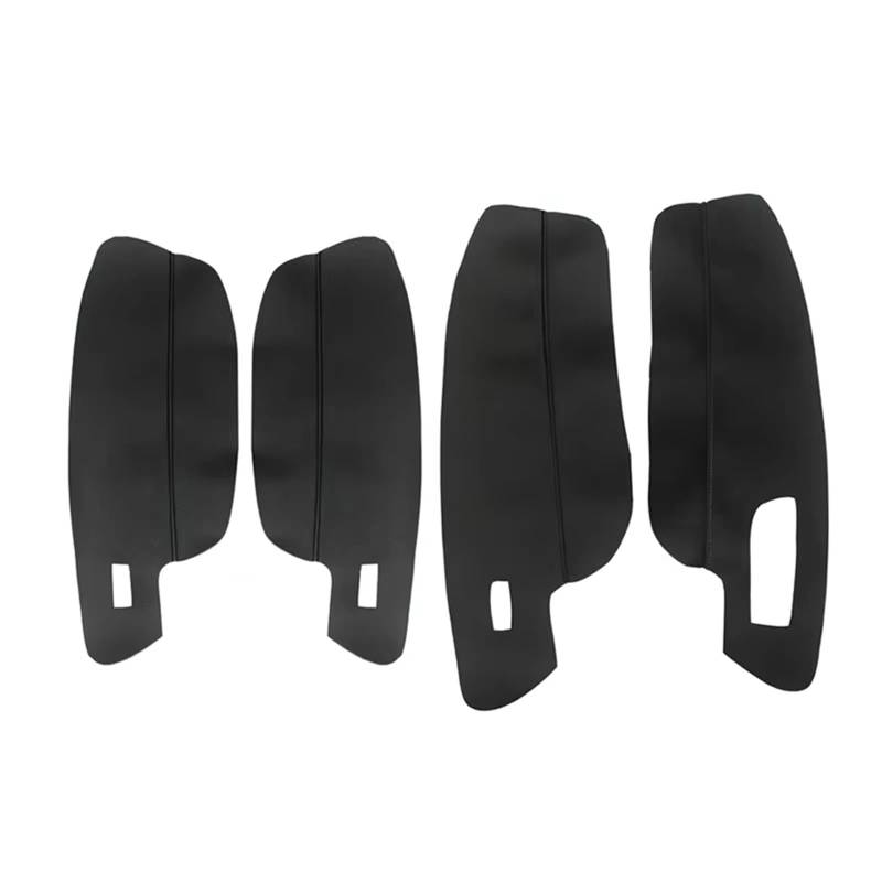Auto-Innenverkleidung Auto Innentürgriff Armlehne Panel Mikrofaser Leder Abdeckung Trim LHD/RHD 4 Stücke Für VW Für Golf 7 VII 2014-2018 Zubehör Innenraum(Black) von ZVZGPGKLTC