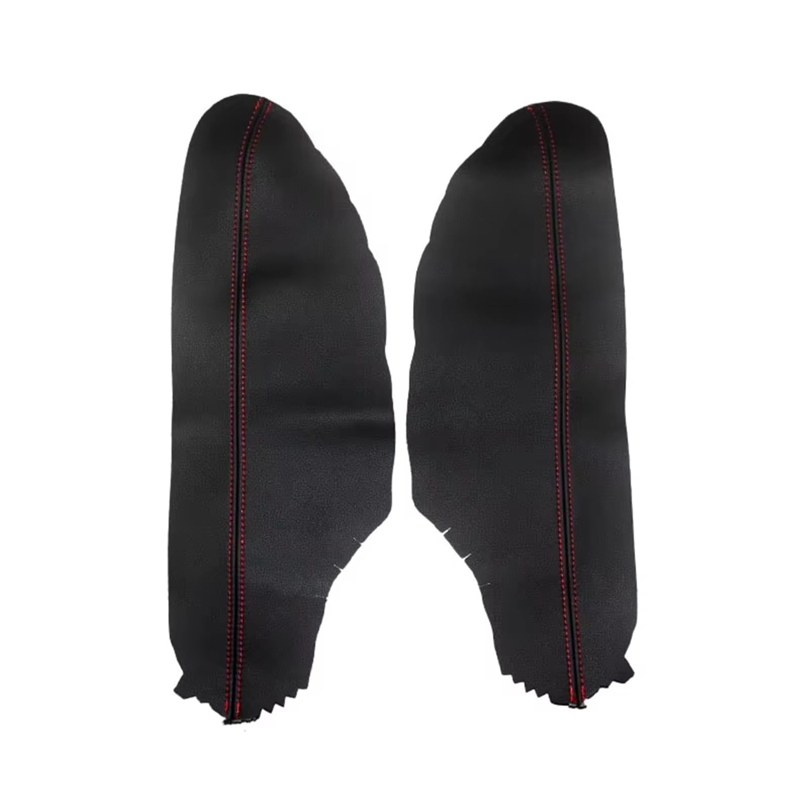 Auto-Innenverkleidung Auto-Innentürgriff-Armlehnenverkleidung, Mikrofaser-Lederbezug, 2 Stück, für Accord 8. Generation Coupe 2008–2012 Zubehör Innenraum(Black-red line) von ZVZGPGKLTC