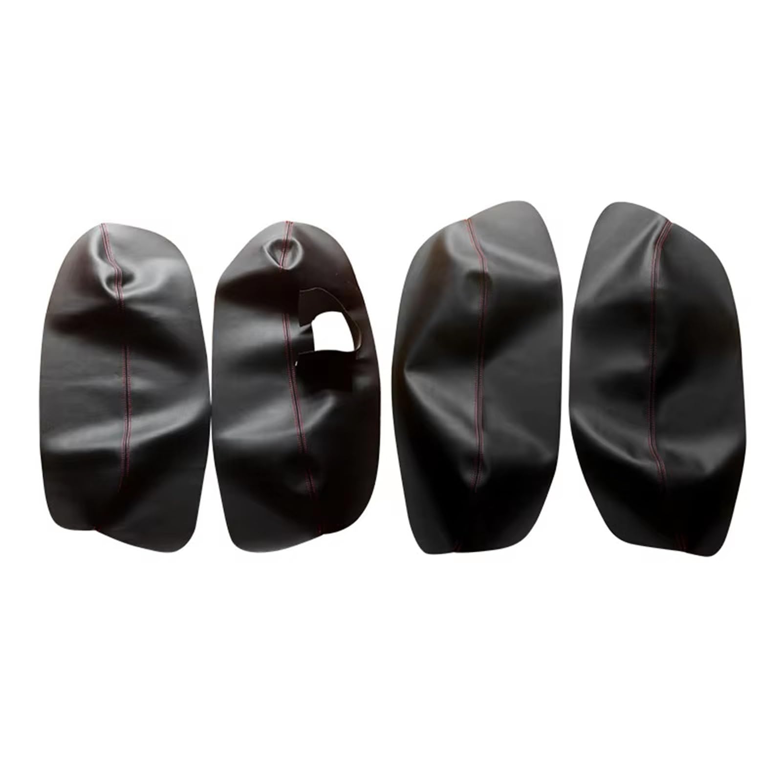 Auto-Innenverkleidung Auto-Innentürgriff-Armlehnenverkleidung Aus Mikrofaserleder, LHD, Für VW, Für Passat, Für B5 1998-2005 Zubehör Innenraum(Black-red line) von ZVZGPGKLTC