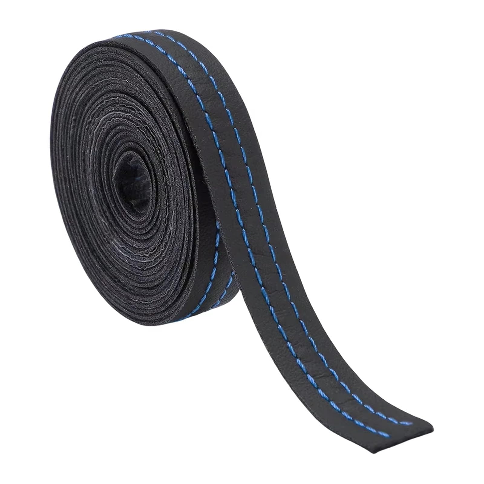 Auto-Innenverkleidung Auto-Innenzubehör, Auto-Zierleisten, PU-Leder, Auto-Innenraum-DIY-Streifen, Selbstklebende Armaturenbrett-Leder-Dekorationslinie Zubehör Innenraum(Blue) von ZVZGPGKLTC