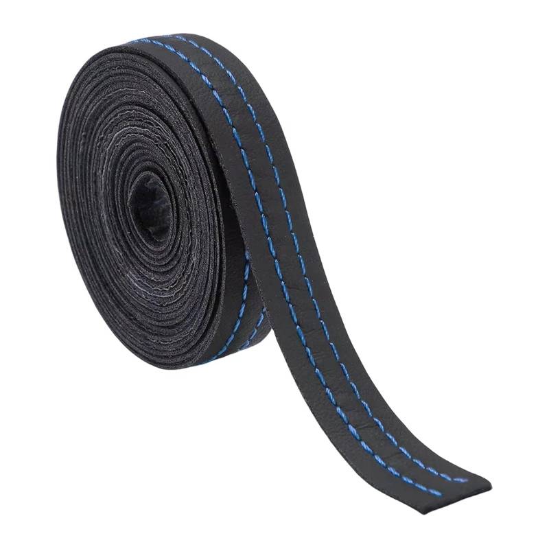 Auto-Innenverkleidung Auto-Innenzubehör, Auto-Zierleisten, PU-Leder, Auto-Innenraum-DIY-Streifen, Selbstklebende Armaturenbrett-Leder-Dekorationslinie Zubehör Innenraum(Blue) von ZVZGPGKLTC