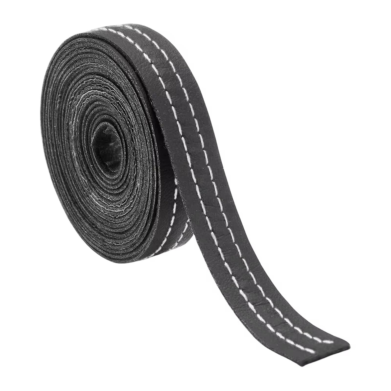 Auto-Innenverkleidung Auto-Innenzubehör, Auto-Zierleisten, PU-Leder, Auto-Innenraum-DIY-Streifen, Selbstklebende Armaturenbrett-Leder-Dekorationslinie Zubehör Innenraum(White) von ZVZGPGKLTC
