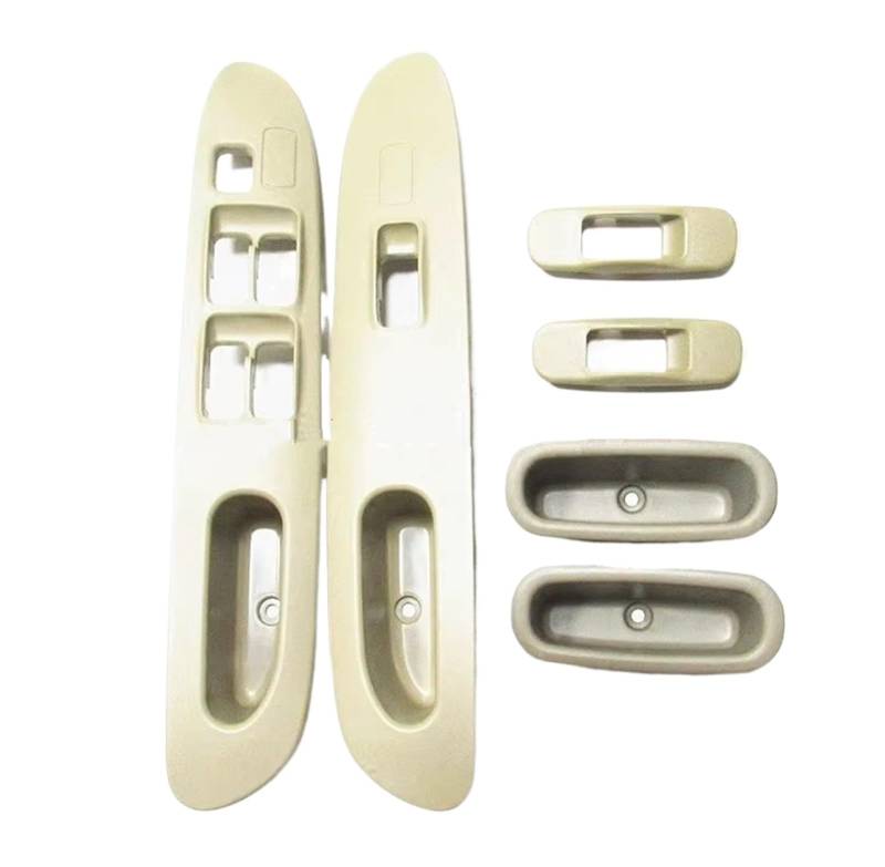 Auto-Innenverkleidung Elektrische Fensterheber Schalter Panel Lagerung Box 6 Stücke Für Lingshuai Für Ling Yue Für V3 Für Lancer Zubehör Innenraum(Beige) von ZVZGPGKLTC