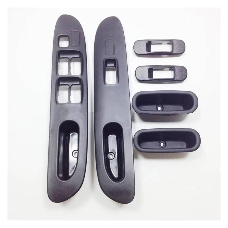 Auto-Innenverkleidung Elektrische Fensterheber Schalter Panel Lagerung Box 6 Stücke Für Lingshuai Für Ling Yue Für V3 Für Lancer Zubehör Innenraum(Black) von ZVZGPGKLTC