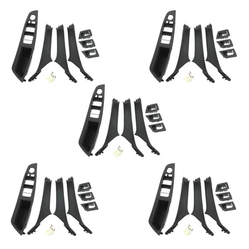 Auto-Innenverkleidung Für 5 Serie Für F10 F11 520 525 Schwarz RHD 35X RHD Auto Innen Tür Griff Innere Tür Panel Pull Trim Abdeckung Zubehör Innenraum von ZVZGPGKLTC