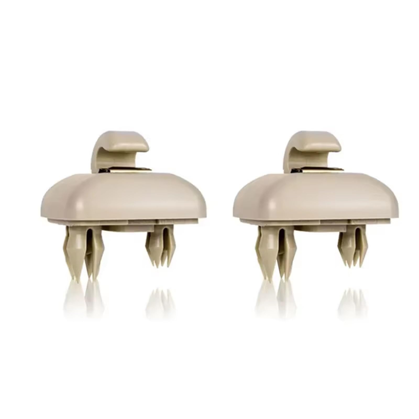 Auto-Innenverkleidung Für A1 Für A3 Für A4 Für A5 Für Q3 Für Q5 Für S3 Innen Zubehör 2PCS Auto Innen Sonnenblende Kappe Clip Haken Zubehör Innenraum(2pcsBeige) von ZVZGPGKLTC