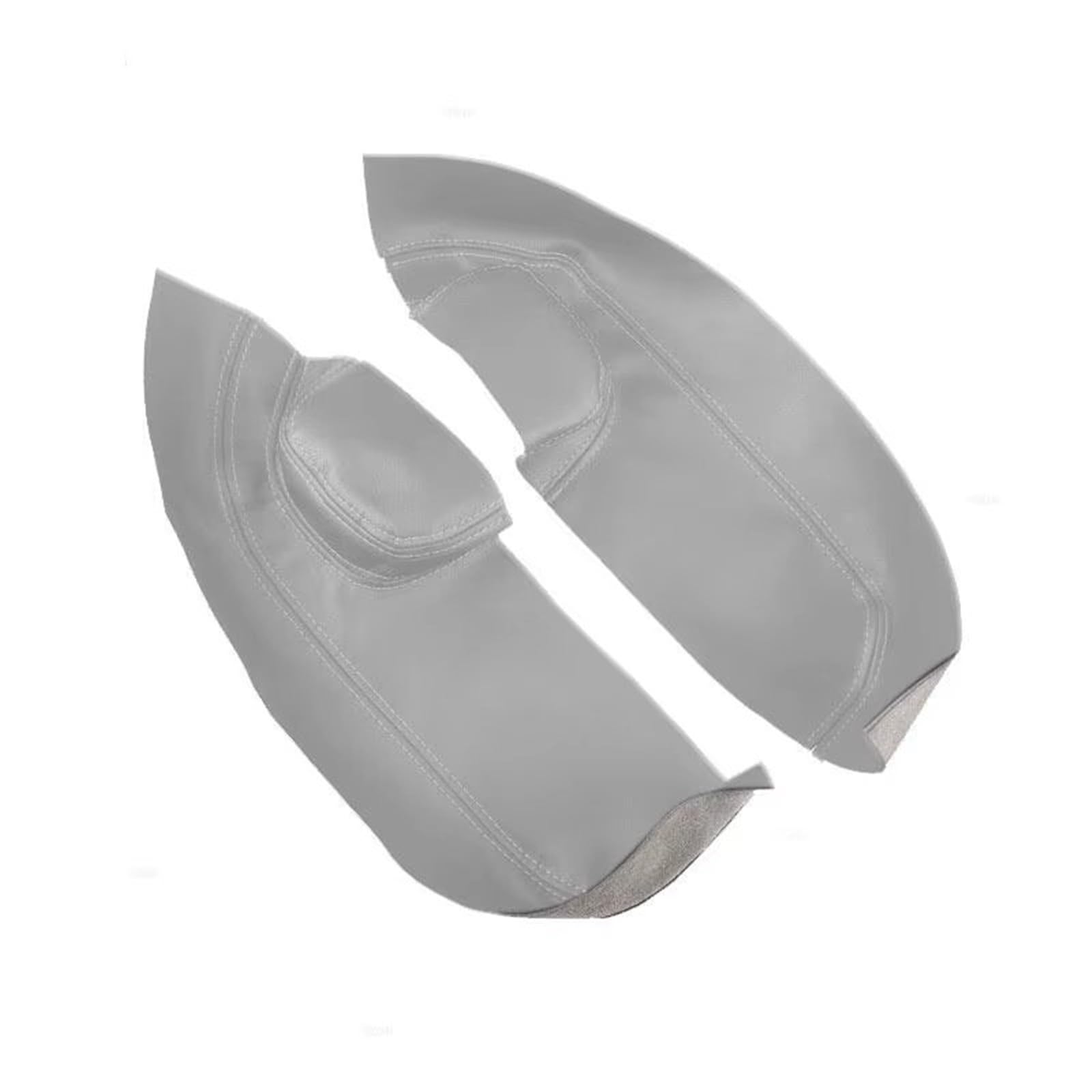 Auto-Innenverkleidung Für Dodge Für Caravan 4 2004 2 Stücke Auto Zubehör Innen Vorne Tür Armlehne Panel Abdeckung Mikrofaser Leder Trim Zubehör Innenraum(Gray) von ZVZGPGKLTC