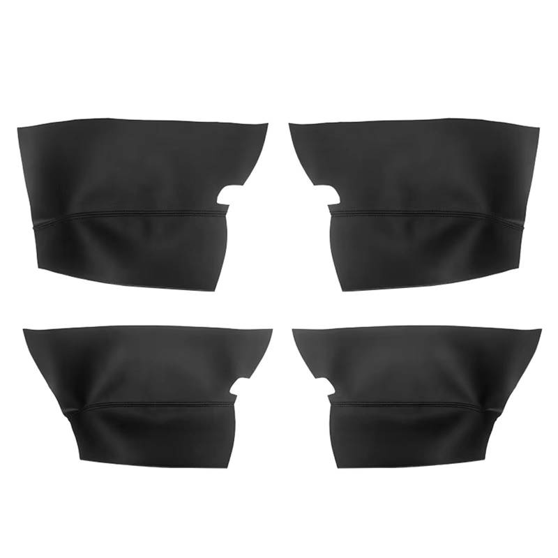 Auto-Innenverkleidung Für Fabia 2008-2014 Autotür Armlehne Panel Haut Abdeckung Aufkleber Trim Weiche Leder Tür Panel Abdeckung Zubehör Innenraum(Black) von ZVZGPGKLTC