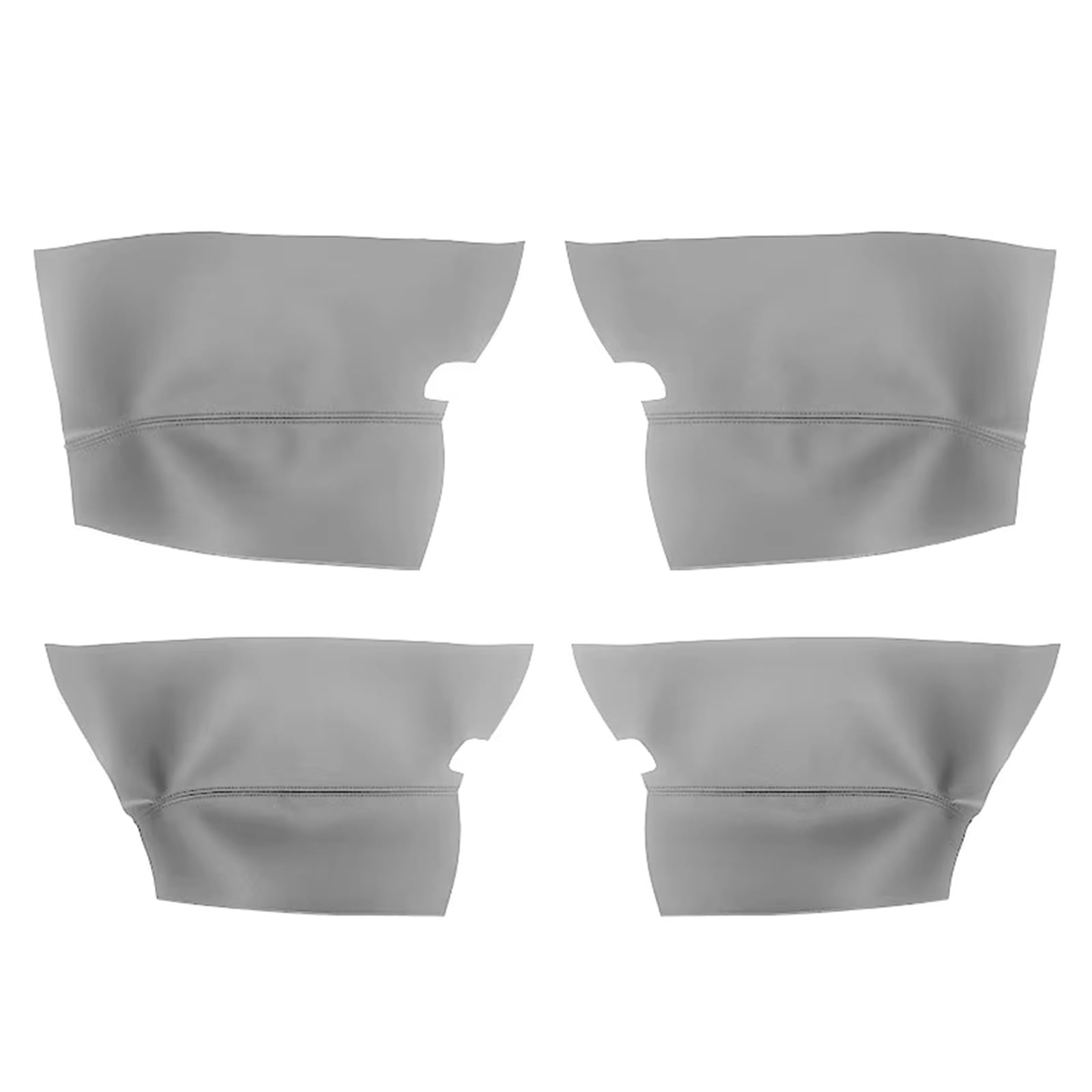Auto-Innenverkleidung Für Fabia 2008-2014 Autotür Armlehne Panel Haut Abdeckung Aufkleber Trim Weiche Leder Tür Panel Abdeckung Zubehör Innenraum(Gray) von ZVZGPGKLTC