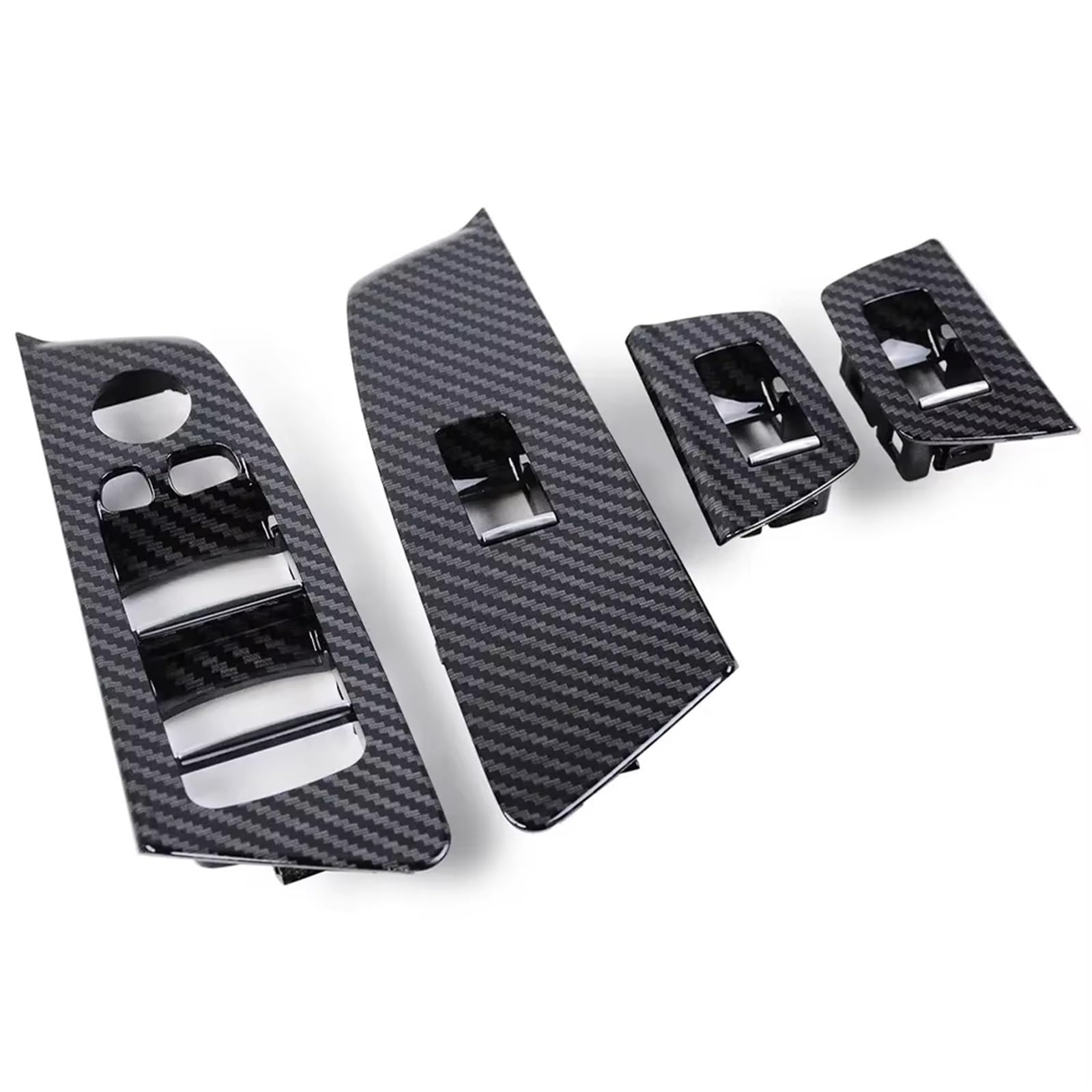 Auto-Innenverkleidung Für G30 G31 525i 530i 5 Serie 4PCS ABS Innen Ersetzen Trim Auto Tür Fensterheber Schalter Taste Panel Abdeckung Zubehör Innenraum Auto-Innenverkleidung Für G30 G31 525i 530i 5 Serie 4PCS ABS Innen Ersetzen Trim Auto Tür Fensterheber Schalter Taste Panel Abdeckung Zubehör Innenraum von ZVZGPGKLTC