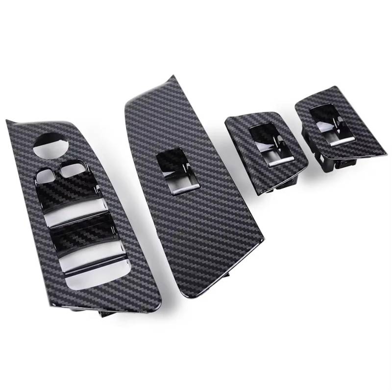 Auto-Innenverkleidung Für G30 G31 525i 530i 5 Serie 4PCS ABS Innen Ersetzen Trim Auto Tür Fensterheber Schalter Taste Panel Abdeckung Zubehör Innenraum von ZVZGPGKLTC