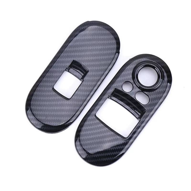 Auto-Innenverkleidung Für Mini Für Cooper Für F56 Auto Innen Dekorative 2 Teile/Satz Auto Fensterheber Schalter Bedienfeld Abdeckung Trim Zubehör Innenraum von ZVZGPGKLTC