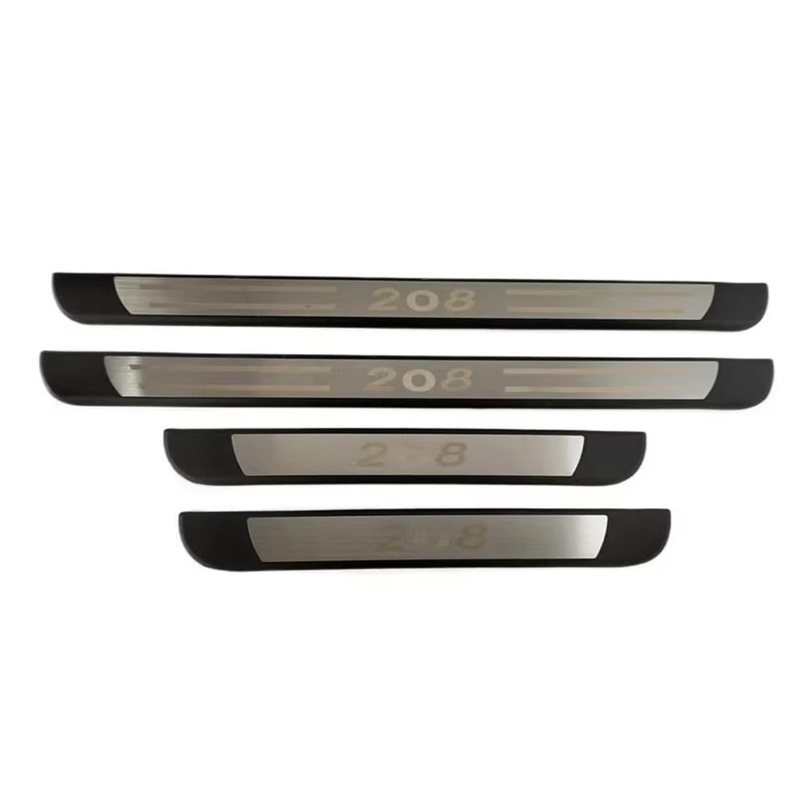 Auto-Innenverkleidung Für Peugeot 208 2012-2022 Kunststoff- und Edelstahlauto außerhalb der Türschwelle Pedal-Abgaberde Dekoration 4pcs Zubehör Innenraum Auto-Innenverkleidung Für Peugeot 208 2012-2022 Kunststoff- und Edelstahlauto außerhalb der Türschwelle Pedal-Abgaberde Dekoration 4pcs Zubehör Innenraum von ZVZGPGKLTC