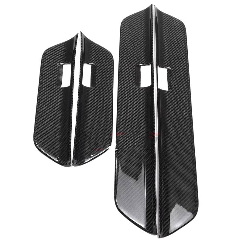 Auto-Innenverkleidung Für Tesla Für Modell 3 2024 Auto Innen Tür Streifen Panel Abdeckung Trim Zubehör 4Pcs Innenseite Platte Aufkleber Zubehör Innenraum von ZVZGPGKLTC