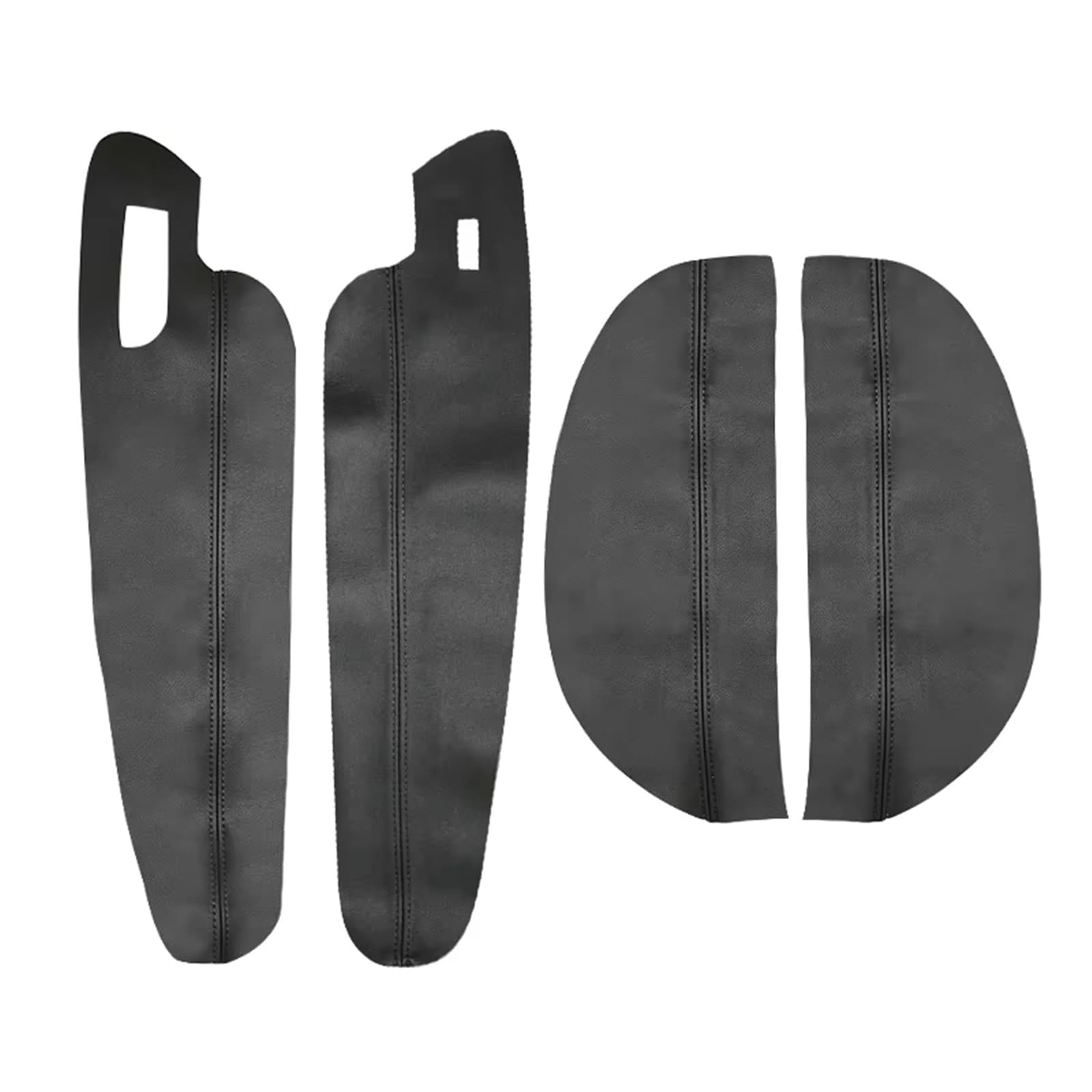 Auto-Innenverkleidung Für VW Für Golf 7 Für MK7 2014-2018 4 Stücke Innentür Armlehne Panel Abdeckung Trim NUR 3 TÜREN Auto Armlehne Abdeckung Zubehör Innenraum(Black) von ZVZGPGKLTC
