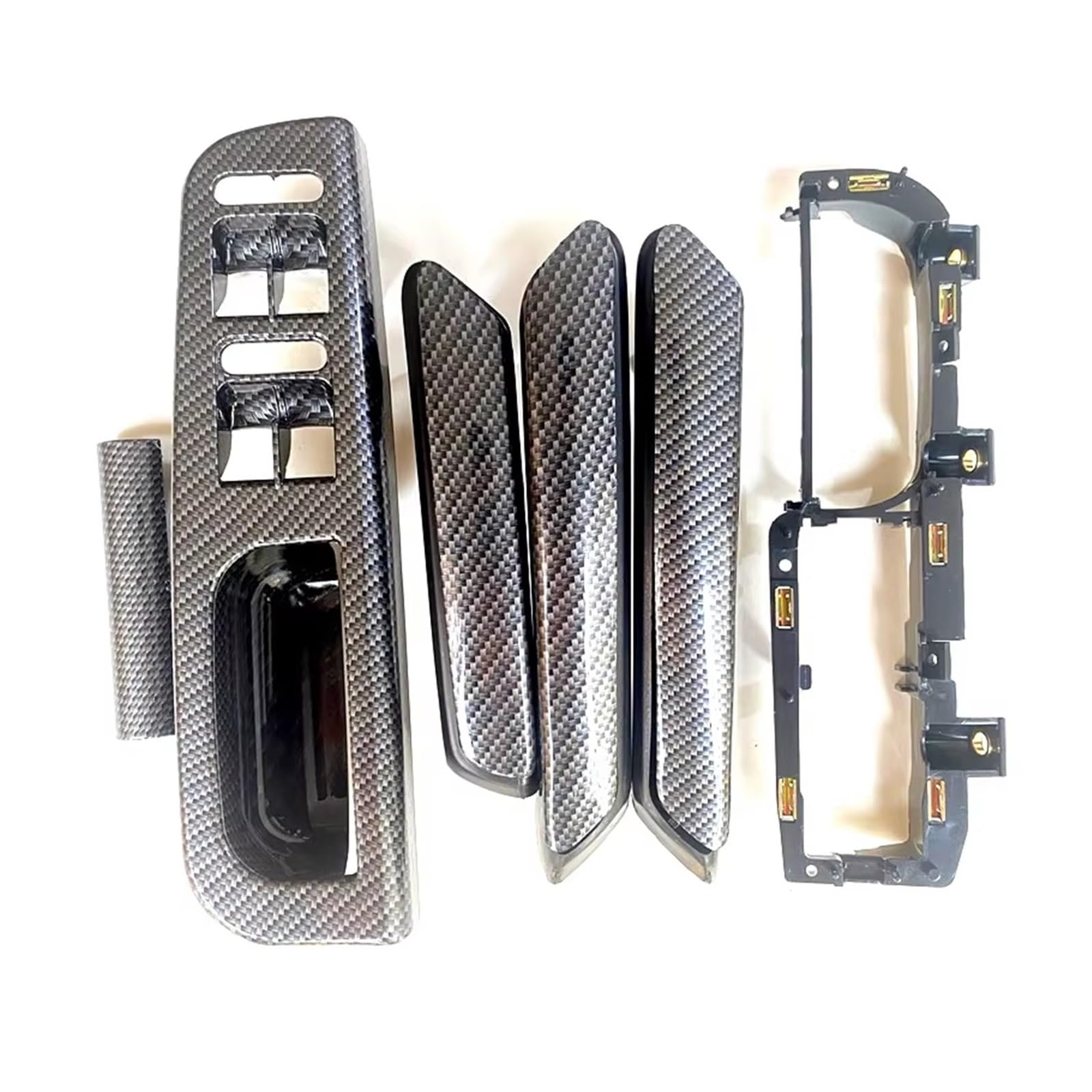 Auto-Innenverkleidung Für VW Für Passat Für B5 1998-2005 Auto Fenster Schalter Bedienfeld Trim Lünette + Basis + 3 Innen Tür Haltegriff Set Zubehör Innenraum Auto-Innenverkleidung Für VW Für Passat Für B5 1998-2005 Auto Fenster Schalter Bedienfeld Trim Lünette + Basis + 3 Innen Tür Haltegriff Set Zubehör Innenraum von ZVZGPGKLTC