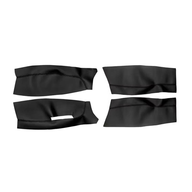 Auto-Innenverkleidung Für VW Für Polo Für Fließheck 2004-2011 Autozubehör Tür Armlehne Panel Abdeckung Trim 4 Stücke Tür Panel Abdeckung Zubehör Innenraum(Sedan Black) von ZVZGPGKLTC