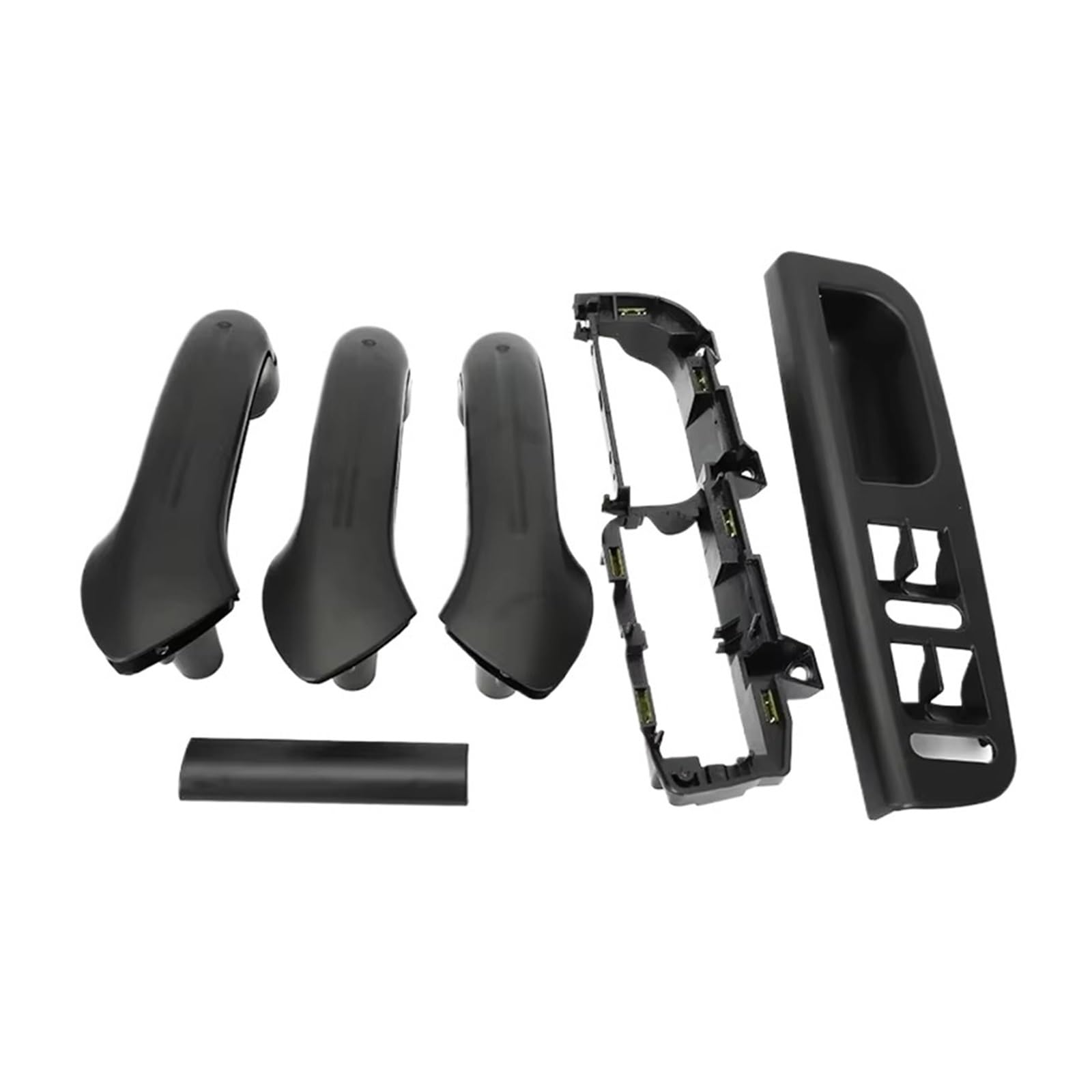 Auto-Innenverkleidung Innentürgriff Türarmlehne Tür Schwarz Pull Haltegriff Für VW Für Bora Für Golf 4 Für MK4 Für Jetta 1999-2007 Zubehör Innenraum(6PCS-A Set) von ZVZGPGKLTC