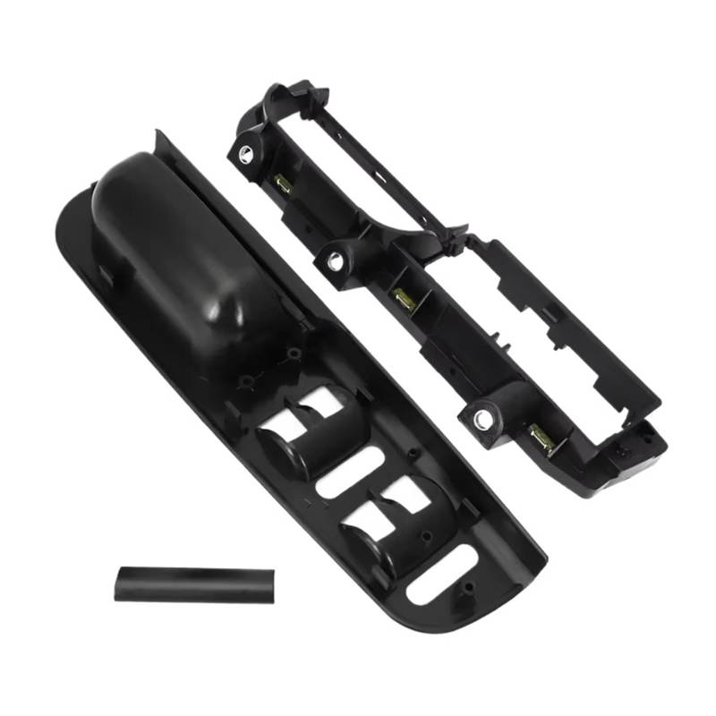 Auto-Innenverkleidung Innentürgriff Türarmlehne Tür Schwarz Pull Haltegriff Für VW Für Bora Für Golf 4 Für MK4 Für Jetta 1999-2007 Zubehör Innenraum(Lift Button Switch) von ZVZGPGKLTC