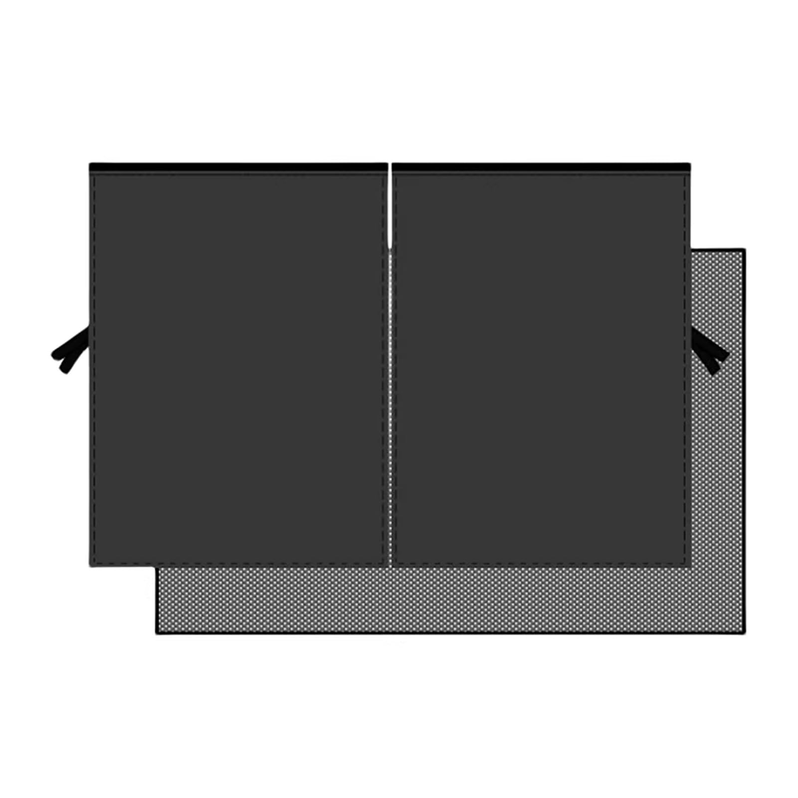 Autofenster Sonnenschutz Auto-Glasvorhang, Doppelschichtiger Netzschutz, Autofenster-Sonnenschutznetz, Magnetischer Auto-Sonnenschutz, UV-Schutz Fensterfür Sonnenschutz(Rear) von ZVZGPGKLTC
