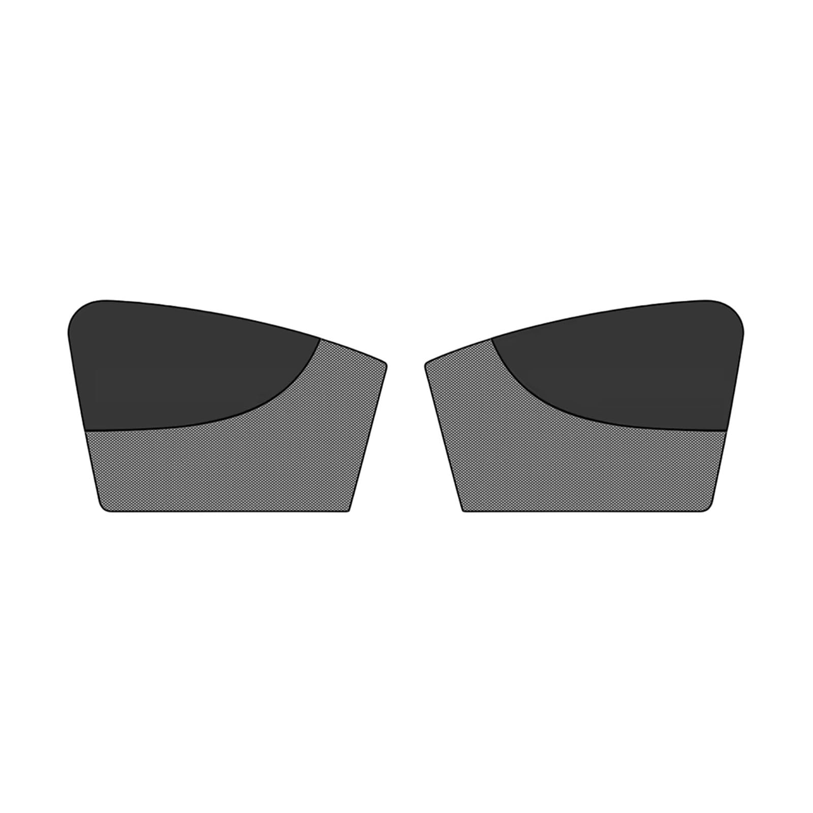 Autofenster Sonnenschutz Auto Persönlichkeit Sonnenschirme Auto UV Schutz Film Magnetische UV Schutz Vorne Hinten Fenster Vorhang Auto Innen Teile Fensterfür Sonnenschutz(Left Right) von ZVZGPGKLTC