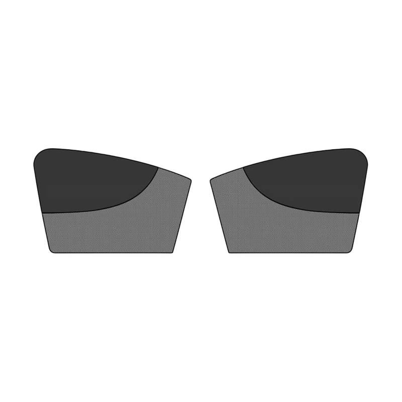 Autofenster Sonnenschutz Auto Persönlichkeit Sonnenschirme Auto UV Schutz Film Magnetische UV Schutz Vorne Hinten Fenster Vorhang Auto Innen Teile Fensterfür Sonnenschutz(Left Right) von ZVZGPGKLTC