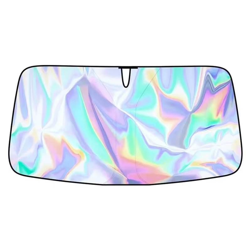 Autofenster Sonnenschutz Auto Sonnenschirm Windschutzscheibe Sonnenschirm Sommer Sonne UV Sonnenschutz Schutz Innen Schutz Auto Beschattung Zubehör Fensterfür Sonnenschutz(1PCS small Laser) von ZVZGPGKLTC