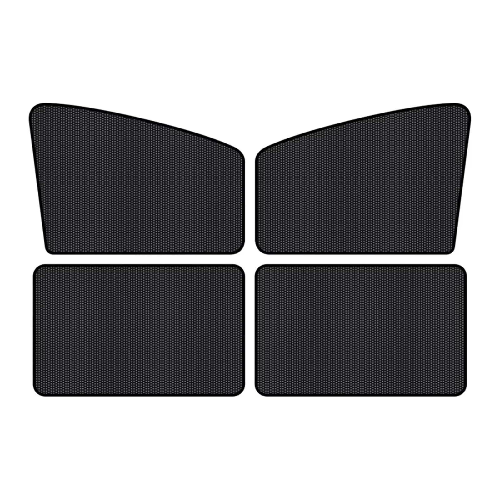 Autofenster Sonnenschutz Auto-Sonnenschutz Aus Netzgewebe, Wärmedämmung, Starker Sonnenschutz Mit 5D-Magnetadsorption, Verdunkelungsvorhänge Für Seitenfenster Fensterfür Sonnenschutz(4PCS-Mix) von ZVZGPGKLTC