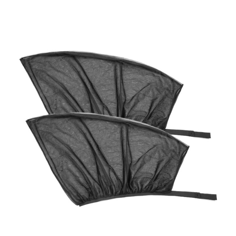 Autofenster Sonnenschutz Auto Sonnenschutz Für Die Vordere Und Hintere Seitenscheibe, Anti-Moskito-Auto-Sonnenschutznetz, Mesh-Vorhang Für Limousine, SUV, Sommer-UV-Schutz Fensterfür Sonnenschutz(2pcs von ZVZGPGKLTC
