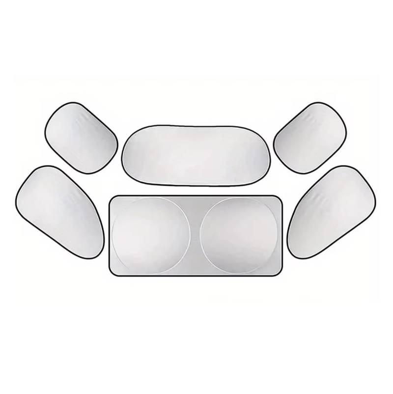 Autofenster Sonnenschutz Auto-Windschutzscheiben-Sonnenschutz, Reflektierender Sonnenschutz Bietet Schutz Für Den Innenraum des Autos, Cool, Reflektierend Fensterfür Sonnenschutz von ZVZGPGKLTC