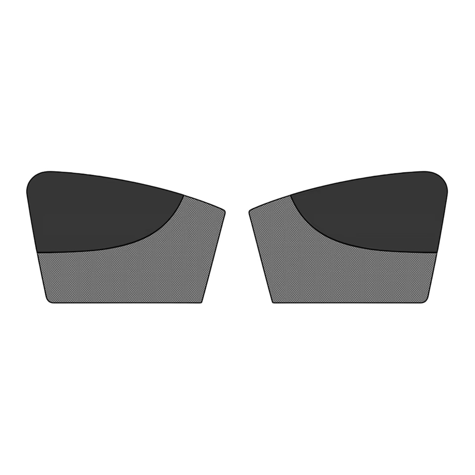 Autofenster Sonnenschutz Autoglasvorhang, Doppelschichtiger Sonnenschutz Für Seitenfenster, Magnetische UV-Schutzfolie, Autofenster-Sonnenschutznetz Fensterfür Sonnenschutz(Left Right) von ZVZGPGKLTC