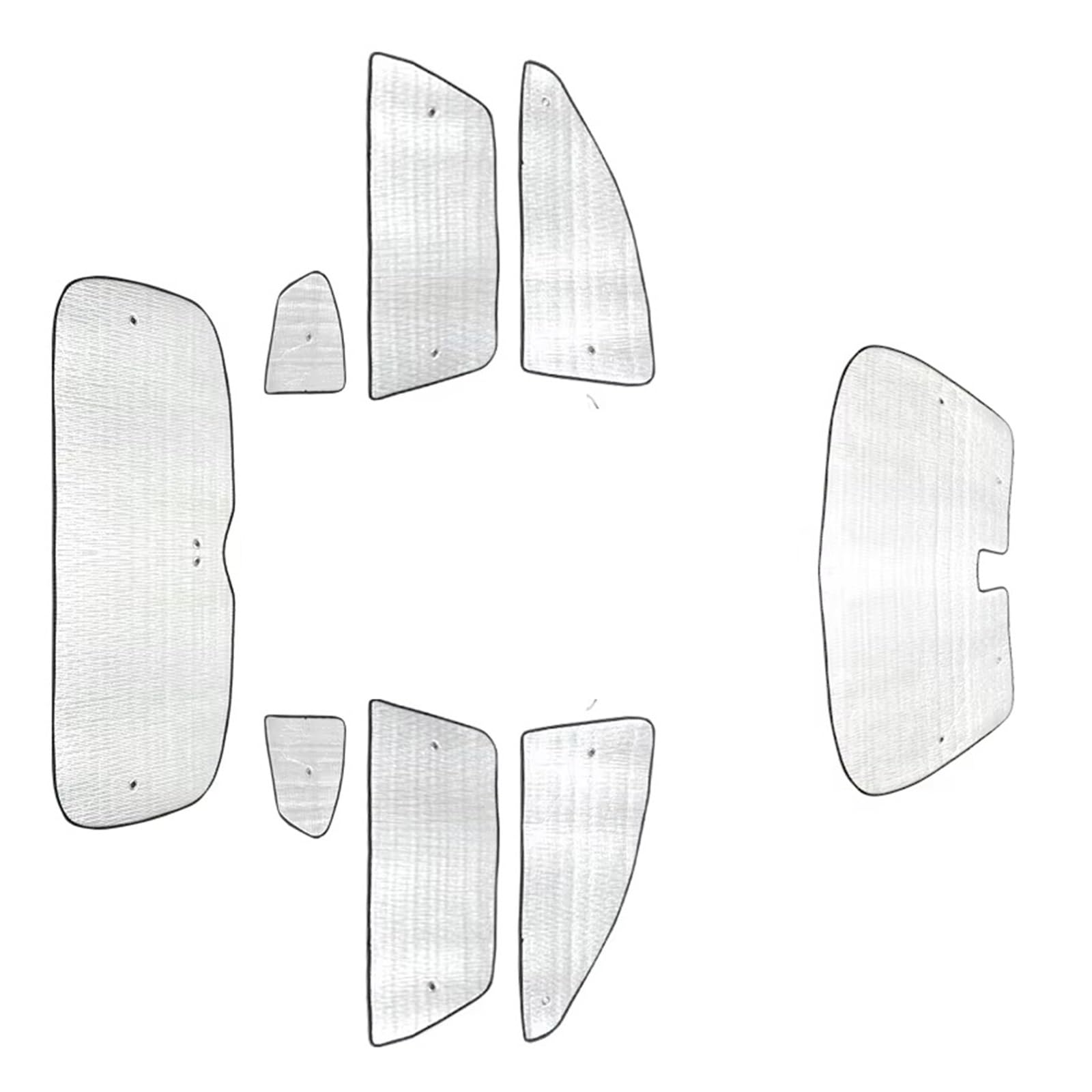 Autofenster Sonnenschutz Für KIA Für Sportage Für NQ5 2022-2025 UV-Schutz Fenstervorhang Sonnenschutzvisier Frontscheibenschutz Autozubehör Fensterfür Sonnenschutz(8pcs Whole car) von ZVZGPGKLTC