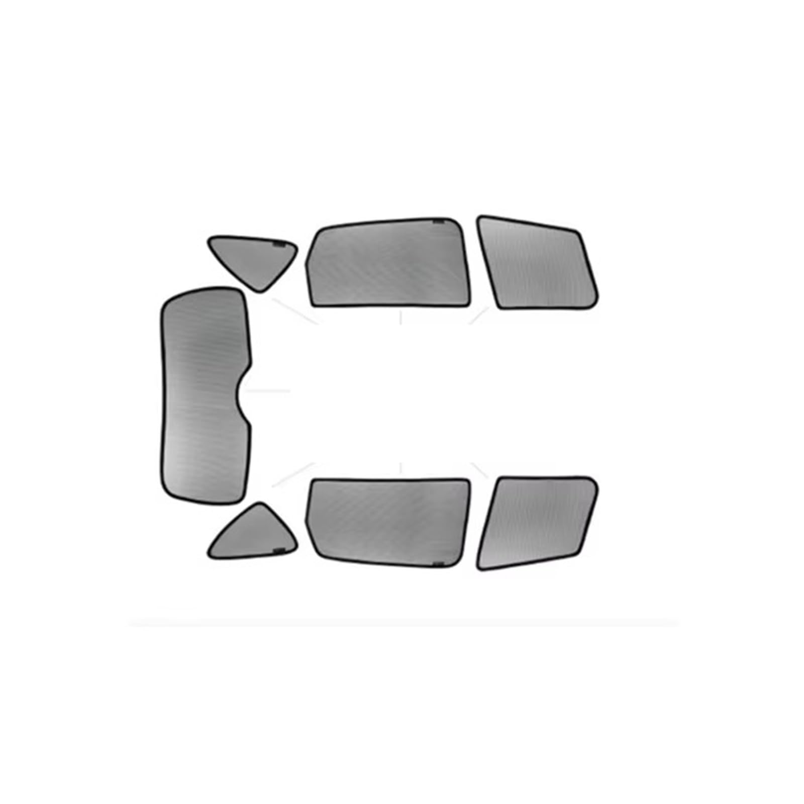 Autofenster Sonnenschutz Für Roewe Für RX3 Für RX8 Für W5 Magnetischer Autofenster-Sonnenschutz Autotür-Sonnenschutz Sonnenschutz-Isoliervisier Fensterfür Sonnenschutz(7pcs) von ZVZGPGKLTC