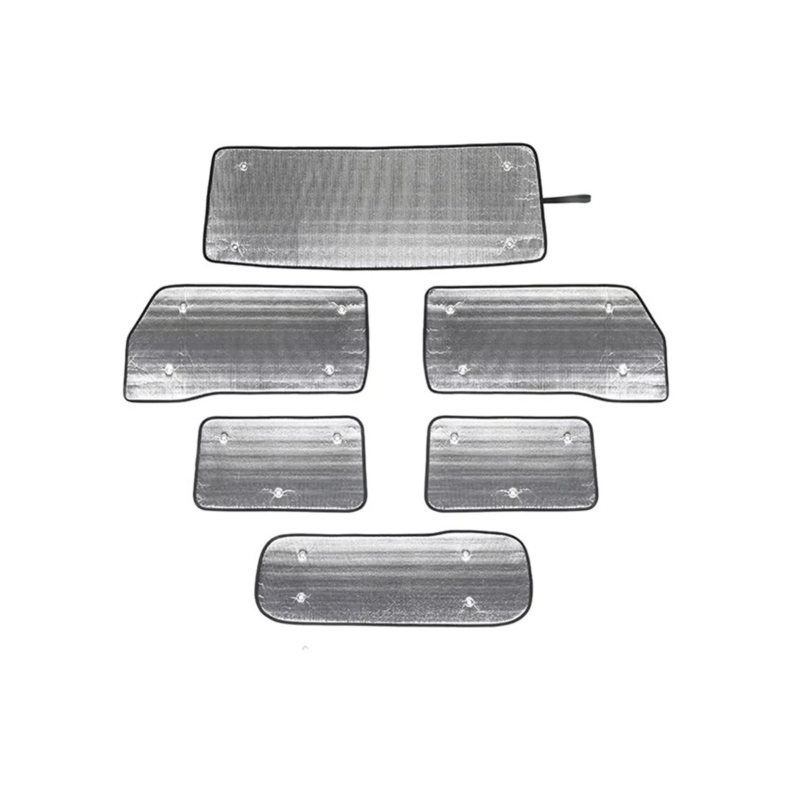 Autofenster Sonnenschutz Für Suzuki Für Jimny 2/4 Tür 2019 2020 2021 2022 2023 2024 Autofenster Windschutzscheibe Sonnenschirm Visier Zubehör Fensterfür Sonnenschutz(2 Door 6 pcs) von ZVZGPGKLTC