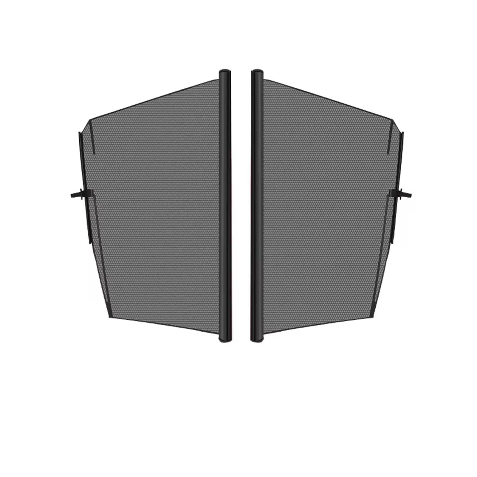 Autofenster Sonnenschutz Für Tesla Für Modell 3+ Highland 2024 Fenster Sonnenschutz Sonnenschutz Auto Vorhang Seite Fenster Mesh Sonnenblende Fensterfür Sonnenschutz(2pcs Rear) von ZVZGPGKLTC